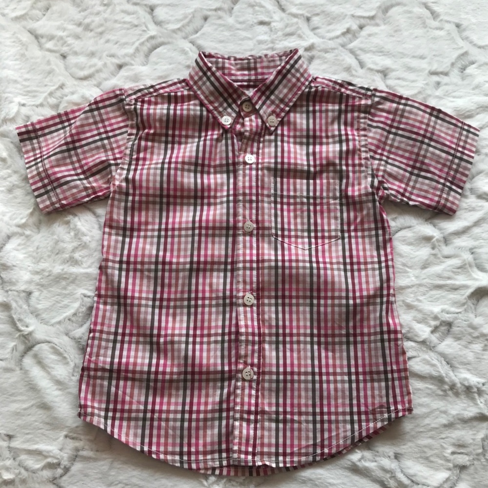 Livly Pima cotton short sleeve button down size 3Y